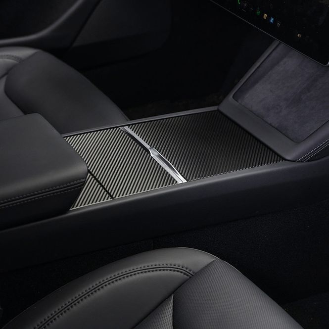 Hovedbilde Tesbros Folie Midtkonsoll Tesla Model 3 2024+ & ...