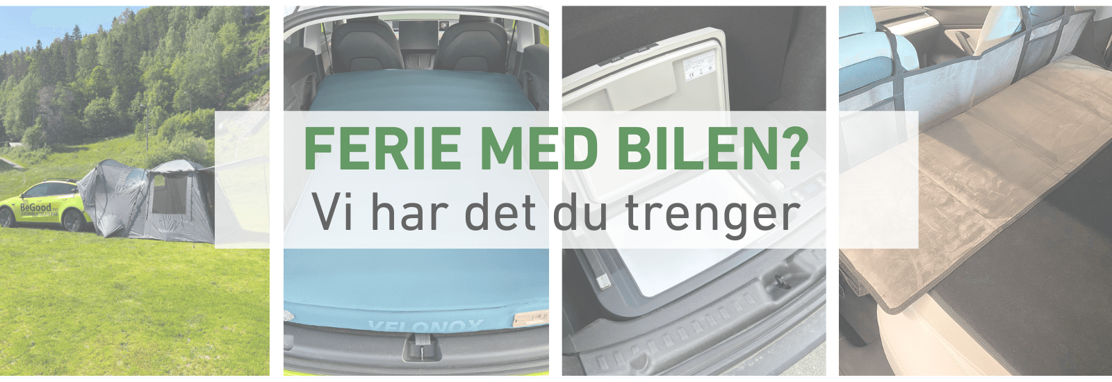 Tesla Bilferie Sommerferie ferie i bil model 3 y s x ferie telt madrass kjøleboks 