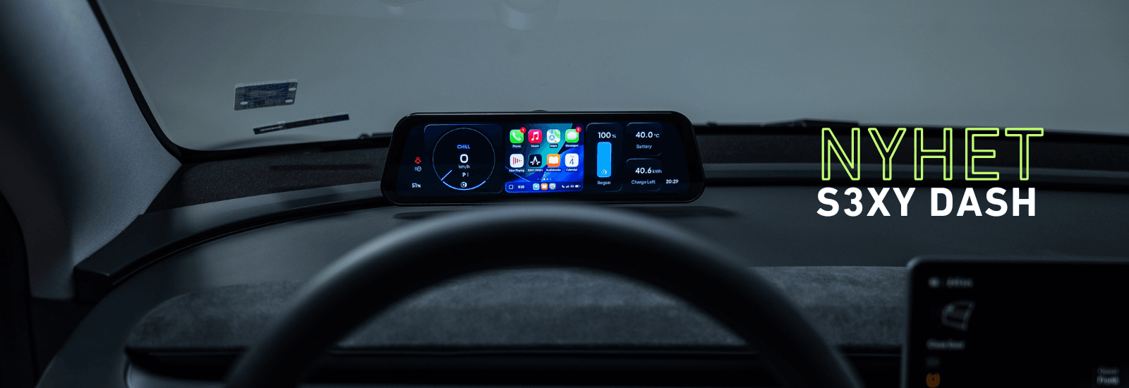 S3XY Dash Enhance S3XY Model 3 Model Y Tesla Enhauto